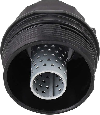 X AUTOHAUX Black Car Oil Engine Filter Housing Cap Cover Assembly 15620-36020 - Image 7