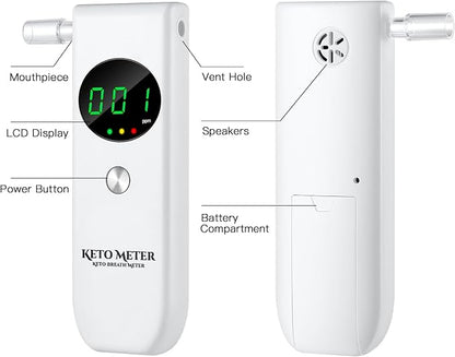 Home Breath Ketosis Meter Professional Ketone Testing & Monitoring – High - Image 5