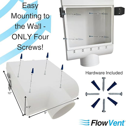 Indoor Dryer Vent Kit | Dual Filter Lint Trap - Image 6