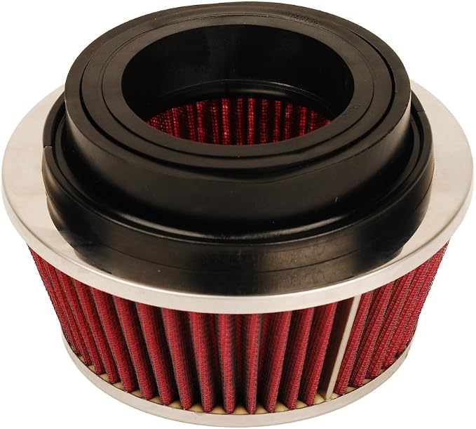 HIFROM 8161 Universal Clamp-On Air Filter Black Small Round Reverse Tapered fit by HIFROM