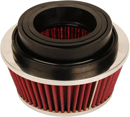 HIFROM 8161 Universal Clamp-On Air Filter Black Small Round Reverse Tapered fit by HIFROM
