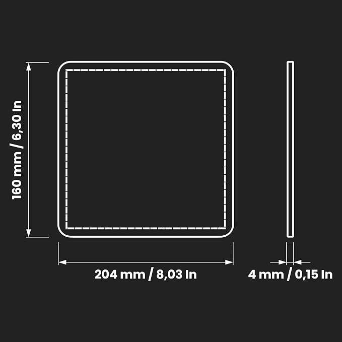 Repa Market 8" x 6" Replacement Air Filter - Image 2