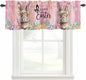 Easter Curtain Valances for Windows, Kitchen Valance Window Treatment, Spring by Unknown