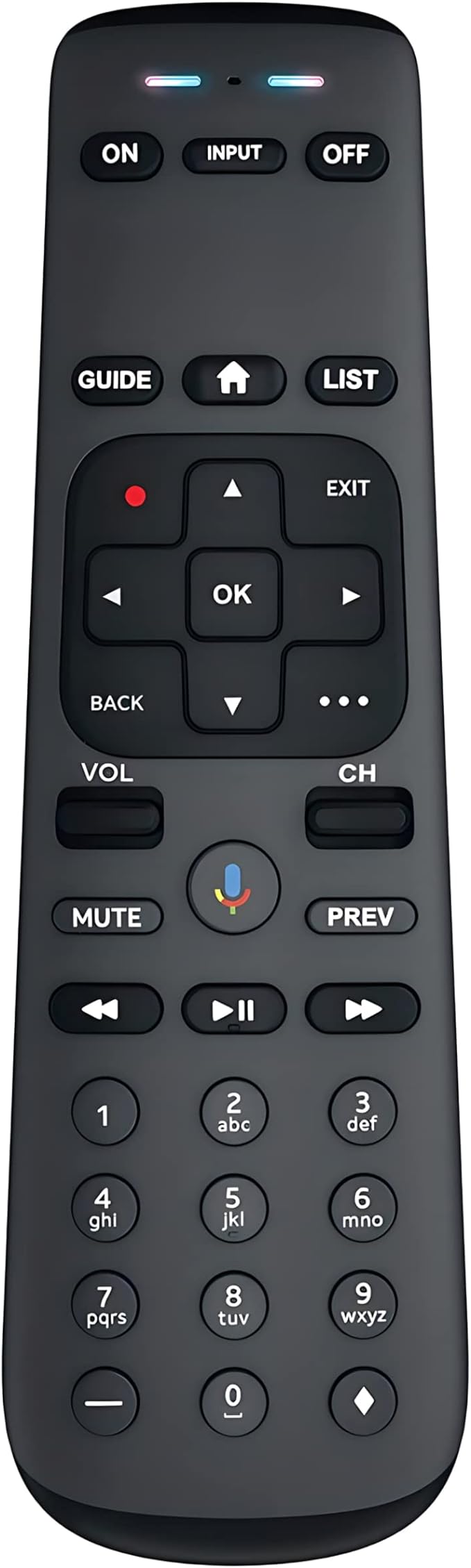 DirecTV AT&T TV Now RC82V 2nd Generation Gemini Stream Voice Recognition Replacement Remote Control, Compatible with C71KW-200 & C71KW-400 Osprey Receiver Set-Top Boxes - Requires Compatible Receiver