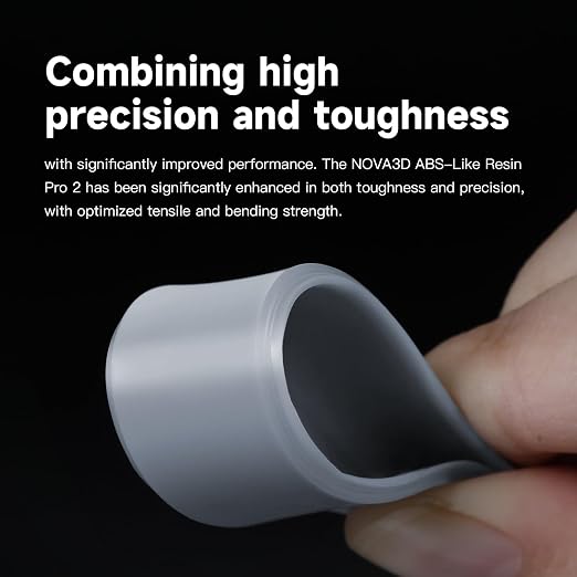 Nova3D ABS-Like Precision 2.0 3D Printer Resin – Enhanced Toughness & Strength - Image 2