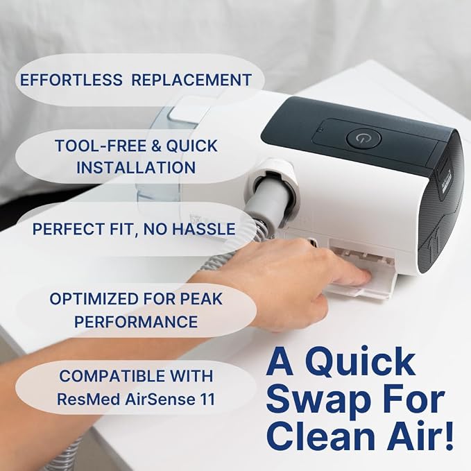 Snugell Disposable AirSense 11 CPAP Filters – 6-Pack– Designed - Image 3