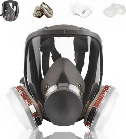 Full Face Respirаtor Reusable, Organic Vapor Respirаtor Compatible by MOARON