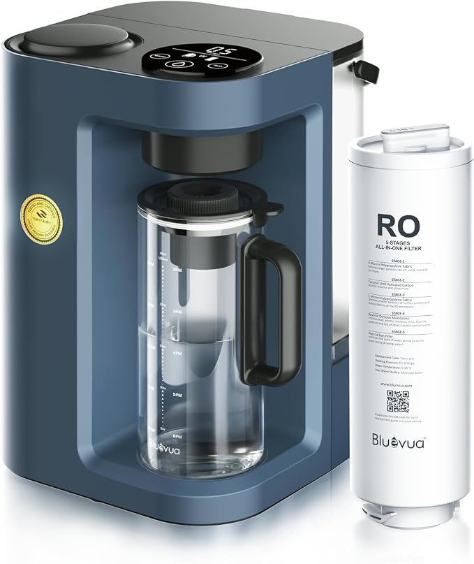 Bluevua RO100ROPOT-Lite Countertop Reverse Osmosis Water Filter System by Bluevua