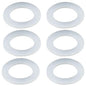 6PCS 57mm Flat Silicone Sealing Gaskets by Unknown