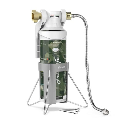 FRIZZLIFE RV Water Filter-NSF/ANSI 53&42 Certified Inline Hose Filter by FRIZZLIFE