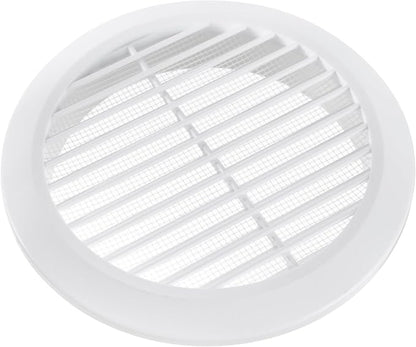 White 6" Inch Round Ventilation Grille - Image 3