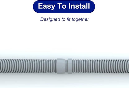 Poolvio Professional Swimming Pool Vacuum Cleaner Hose -1.5” 8 Piece Hoses - Image 7