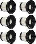 PUREBURG 6-Pack Replacement Filter Compatible With Autobot VX, Vmini V automotive Vacuum Cleaner,Dust Hair large particles dander