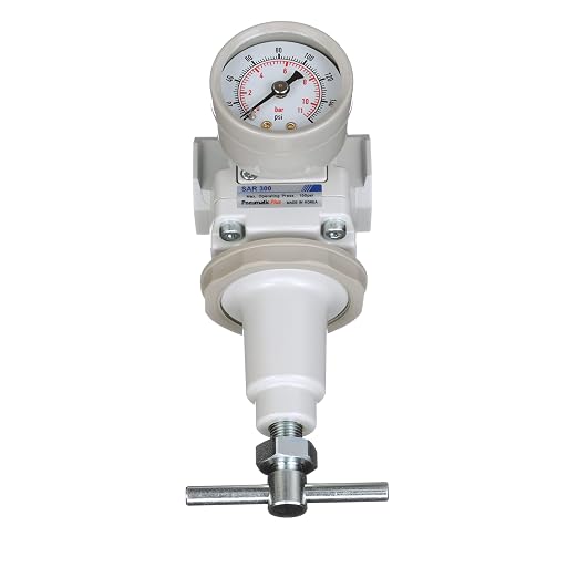 PneumaticPlus SAR300T-N03BG Air Pressure Regulator 3/8" NPT, Gauge & Bracket - Image 7