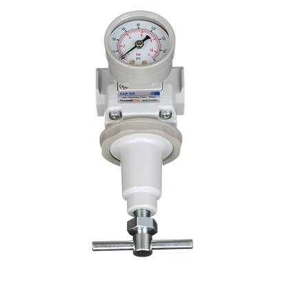 PneumaticPlus SAR300T-N03BG Air Pressure Regulator 3/8" NPT, Gauge & Bracket - Image 7