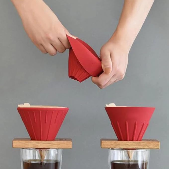 Silicone Coffee Dripper Collapsible Coffee Filter Foldable Silicone Coffee - Image 3