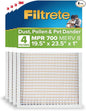 Filtrete 19.5x23.5x1 AC Furnace Air Filter, MERV 8, MPR 700, Tough on Pollen by Filtrete