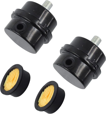 2PCS 1/2’’ Metal Air Compressor Intake Filter Sound Muffler, Thread Air by Unknown