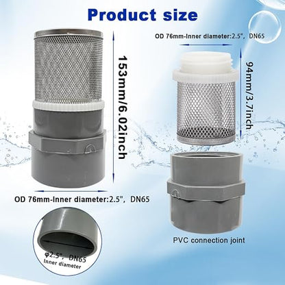 2.5" Stainless Steel Filter DN65/2.5" Suction Strainers Used to Remove Debris - Image 4