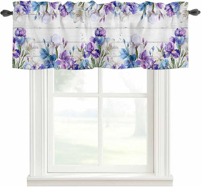 Spring Flowers Curtain Valances by Unknown