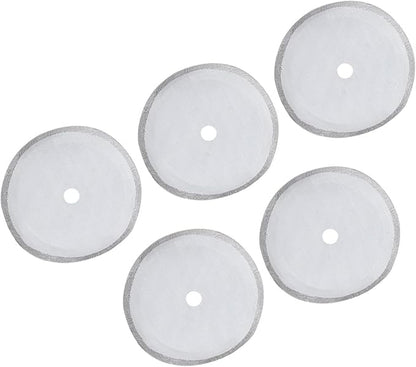 304 Stainless Steel Coffee Filter Mesh Set of 5, 80 Mesh UltraFine Filter by Aumotop