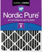 Nordic Pure 20x20x4 Pleated Plus Carbon Air Filters MERV 8 1 Pack by NordicPure