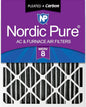 Nordic Pure 18x24x4 Pleated Plus Carbon Air Filters MERV 8 1 Pack by NordicPure