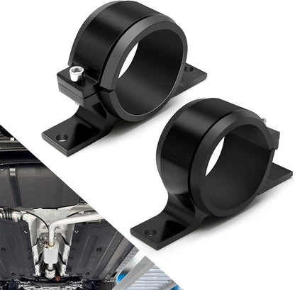 2 Pcs Universal Car Fuel Pump Fuel Filter Mounting Bracket Aluminum Clamp Holder - Image 7