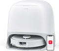roborock Qrevo Curv Robot Vacuum and Mop, Zero-Tangling, AdaptiLift Chassis, FlexiArm Technology, Al Obstacle Recognition, 17mm Mop Lift, 18,500Pa Suction, Hot Water Mop Washing & Dock Self Cleaning