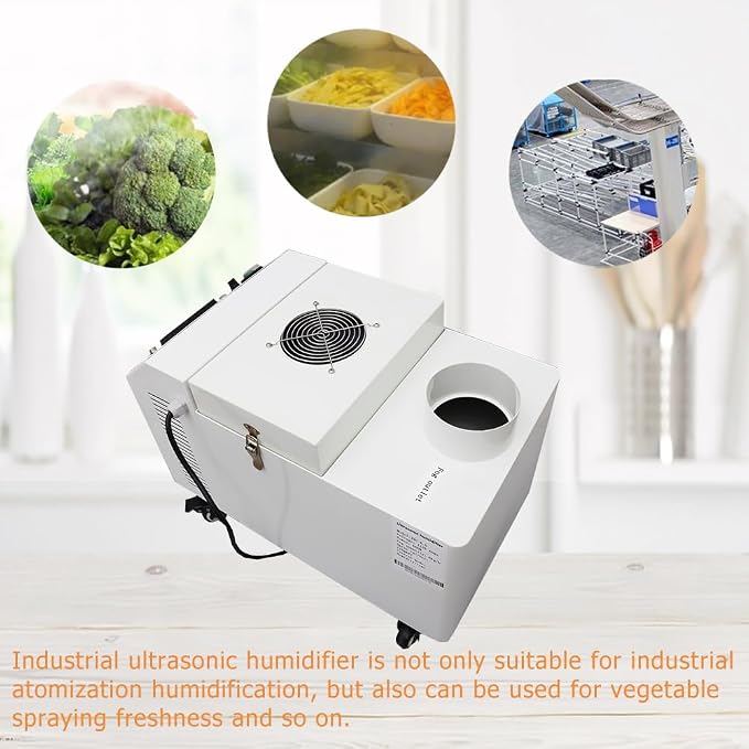 Industrial Ultrasonic Humidifier Cooler Sprayer 3kg/h Portable Continuous Cool - Image 7