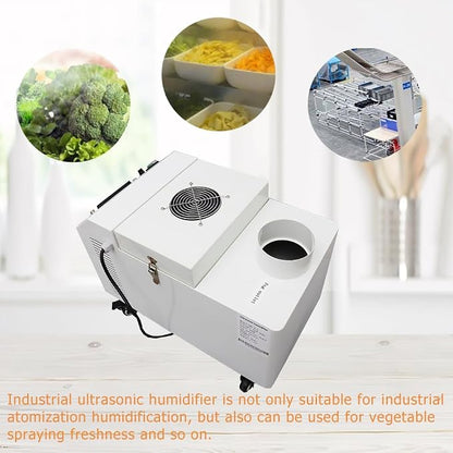 Industrial Ultrasonic Humidifier Cooler Sprayer 6kg/h Portable Continuous Cool - Image 7