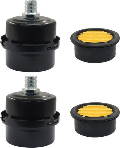 2 Pcs Air Compressor Silencer, 1/4" Thread Air Compressor Intake Filter 12.5mm by Unknown