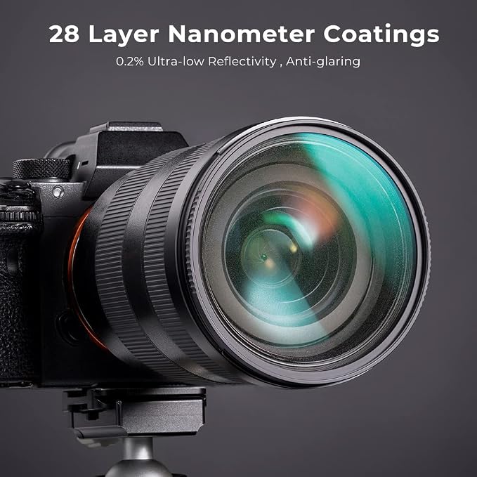 K&F CONCEPT 82mm Black Diffusion 1/2 Filter Mist Cinematic Effect Lens Filter - Image 3