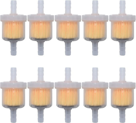 Universal 1/4 Inch Gas Inline Fuel Filters by SOCOMAN