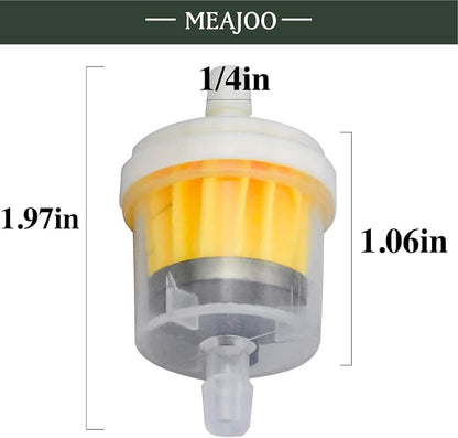 6PCS 1/4" 6mm-7mm Gas Inline Fuel Filter, - Image 2