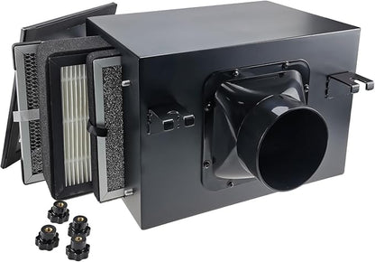 6 Inch Fresh Air Intake Inline Filter Box by ZIYUCOOL