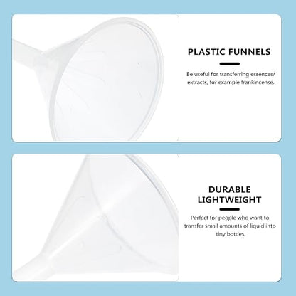 Veemoon 10pcs 75mm Plastic Triangle Filling Funnels Pp Scientific Laboratory - Image 5