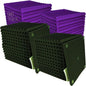 96 Pack Allxinlog Absorb the echo Acoustic Foam Panel Wedge Studio by XIN%26LOG