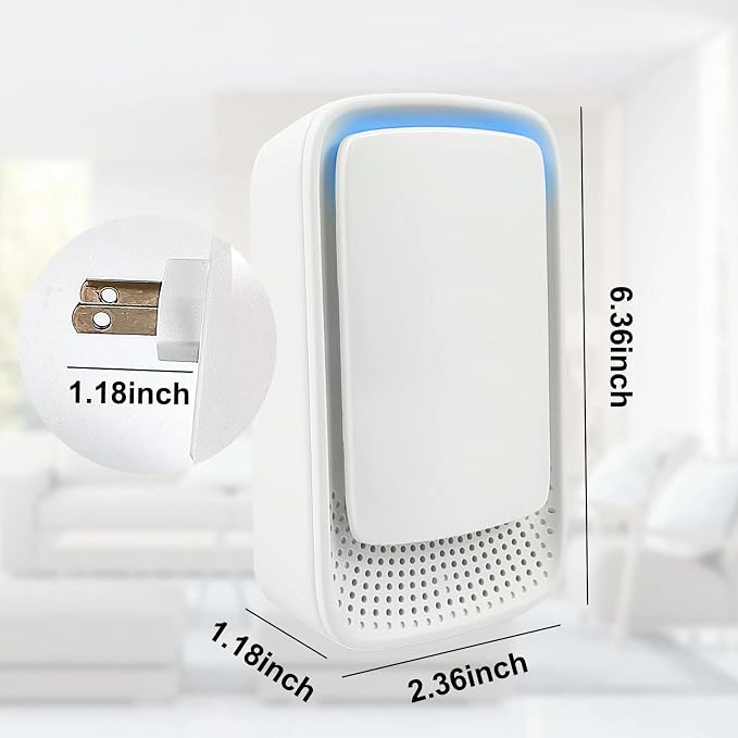 4 Pack Plug In Air Purifier, Negative Ion Filtration System, Quiet Ionic Air - Image 7