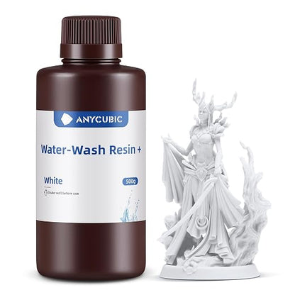 ANYCUBIC Water Washable 3D Printer Resin, 405nm High Precision UV-Curing 3D by ANYCUBIC