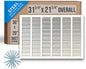Fits 30x20 Duct Opening | Steel Return Air Grille by Handua | Vent Cover Grill by Handua