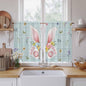 Easter Kitchen Tier Curtains 45 Inch Long 2 Panel Set, Rod Pocket Short Window by Unknown