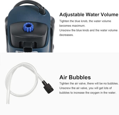 COOSPIDER Fish Tank Filter Sun JUP-02 Aquarium Green Clean Submersible Machine - Image 5