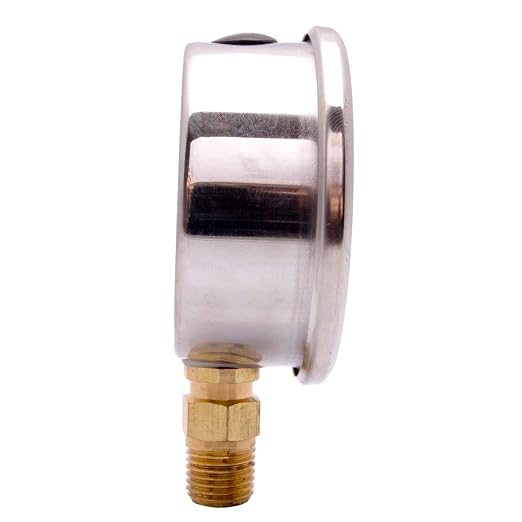 2-1/2" Oil Filled Vacuum Pressure Gauge - Image 2