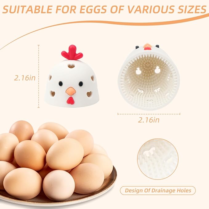Silicone Egg Brush Cleaner, Egg Washer - Image 3