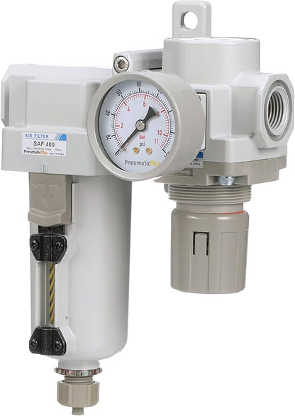 PneumaticPlus SAU420-N06G-MEP Compressed Air Filter Regulator Combo 3/4" NPT - Image 3