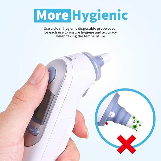 500X Ear Thermometer Probe Covers Lens Filters Refill Caps - Image 3