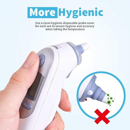 500X Ear Thermometer Probe Covers Lens Filters Refill Caps - Image 3