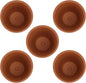 Red Clay Baked Clay Succulent Flower Pots by WRITWAA