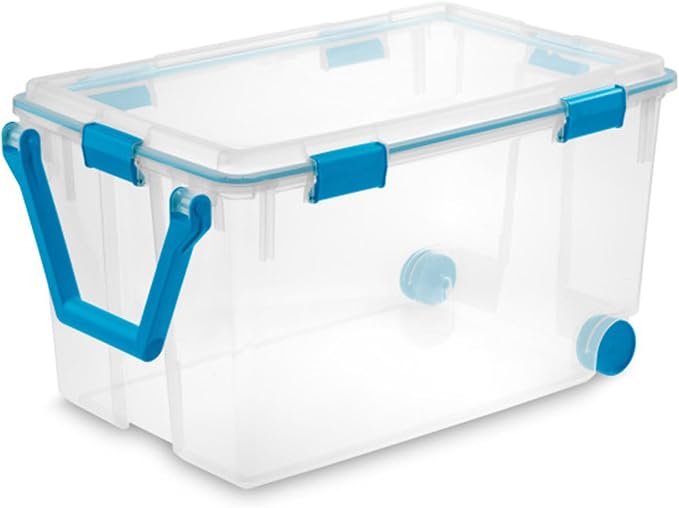 Sterilite 6-Pack Gasket Box, Weather-Resistant Storage Bins - Image 2